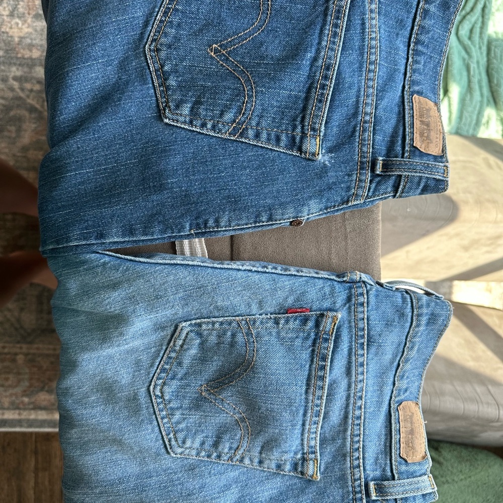 Levi's 550 Blue Relaxed Tapered Fit Jeans